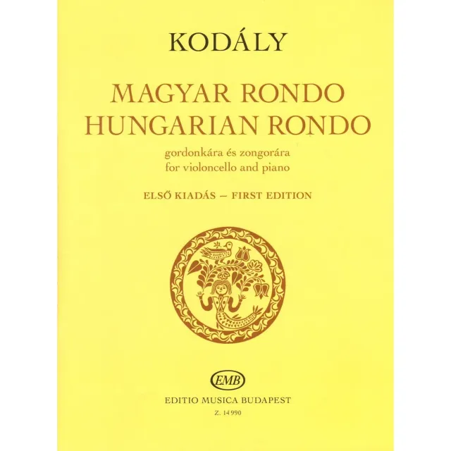 Kodaly Hungarian Rondo Cellonoten mit Klavier