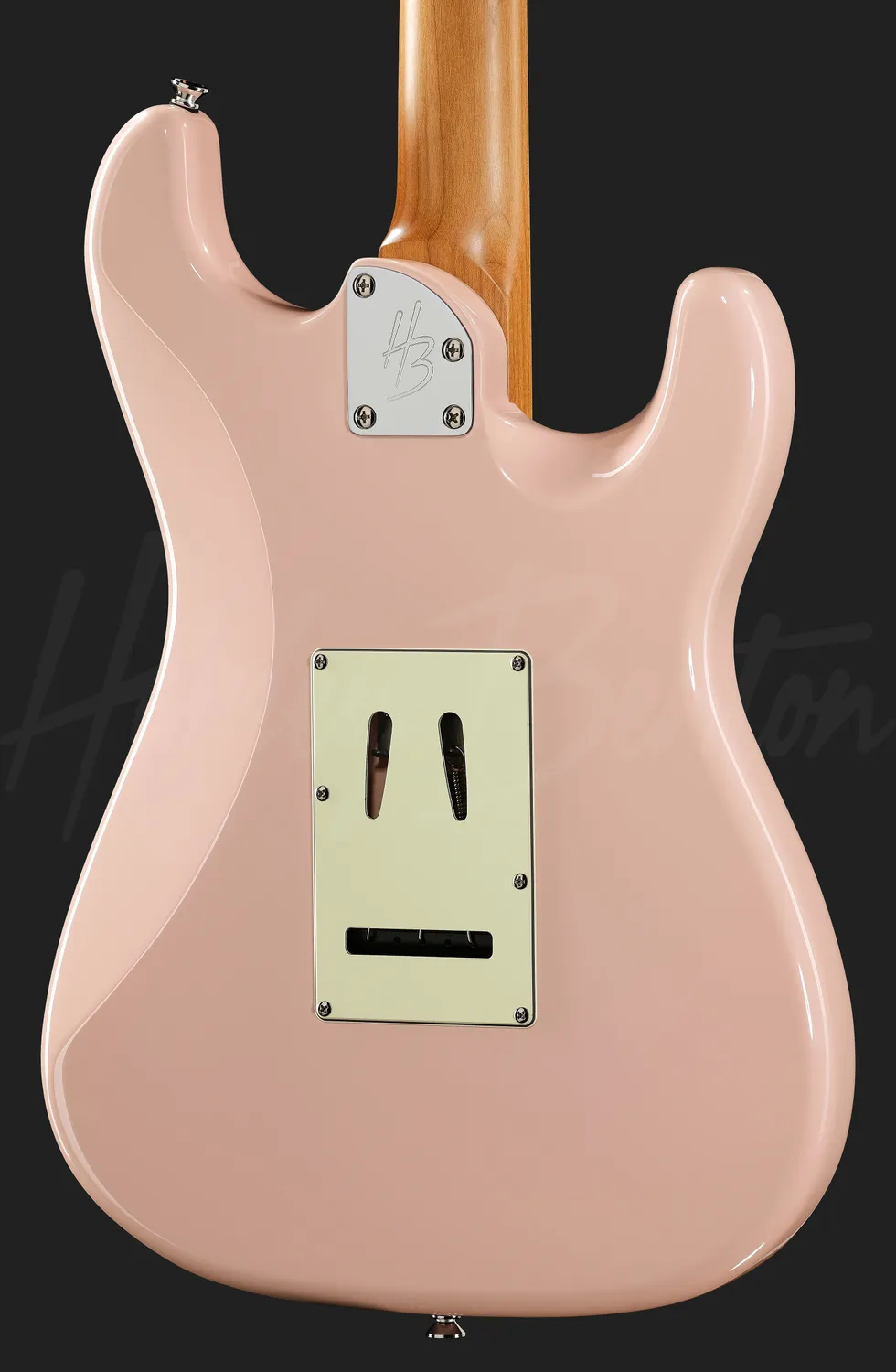 Harley Benton ST-Modern HSS E-Gitarre Links Shell Pink