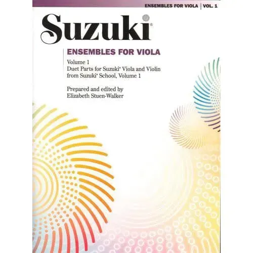 Suzuki Ensembles Volume 1 Bratschennoten für Anfänger