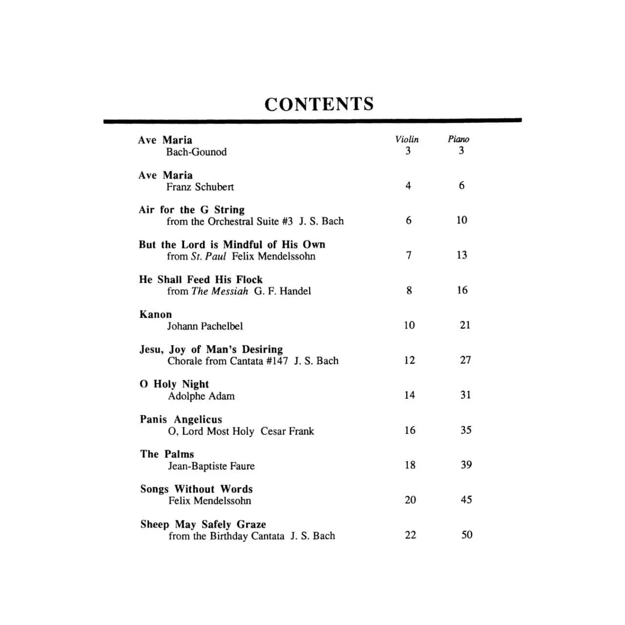 Mel Bay Duncan Sacred Melodies Violine Klavier Noten