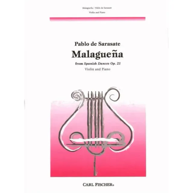 Carl Fischer Sarasate Malaguena Op 21 Violine Noten mit Klavier