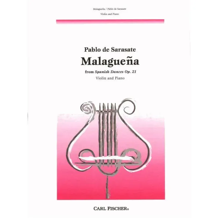 Carl Fischer Sarasate Malaguena Op 21 Violine Noten mit Klavier