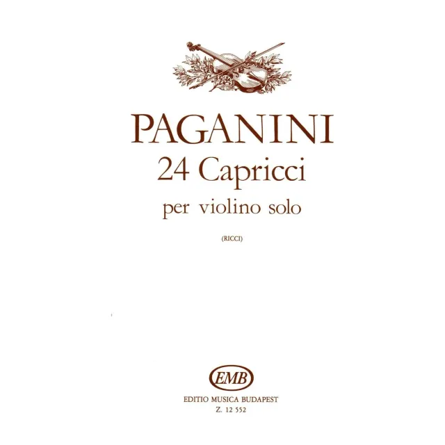 Editio Musica Paganini 24 Capricen Op 1 Noten Violine Solo