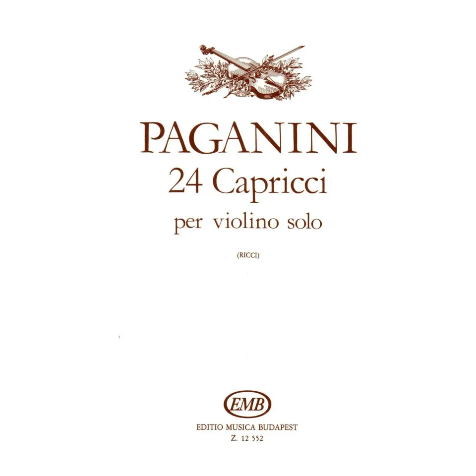 Editio Musica Paganini 24 Capricen Op 1 Noten Violine Solo