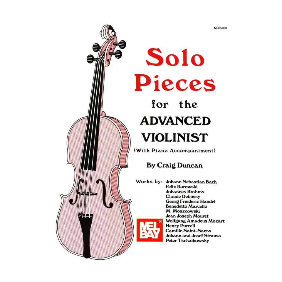 Mel Bay Solo Pieces Violine Klavier Noten für Fortgeschrittene
