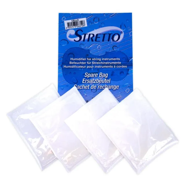 Stretto Ersatzbeutel Cello 4er Pack Befeuchter