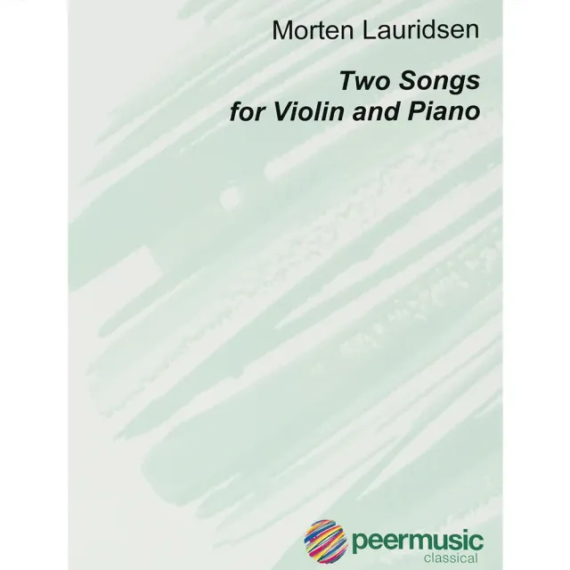 Lauridsen Two Songs Violine Klavier Noten 2 Stücke