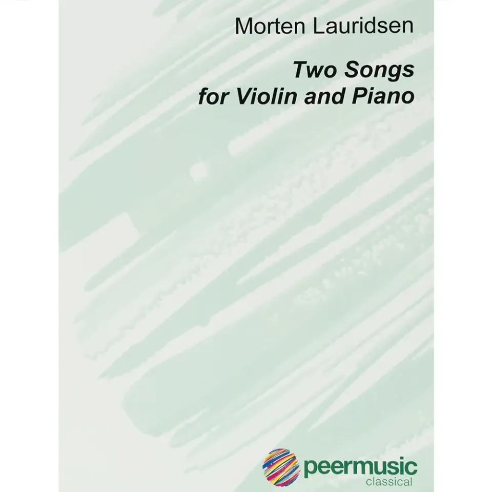 Lauridsen Two Songs Violine Klavier Noten 2 Stücke