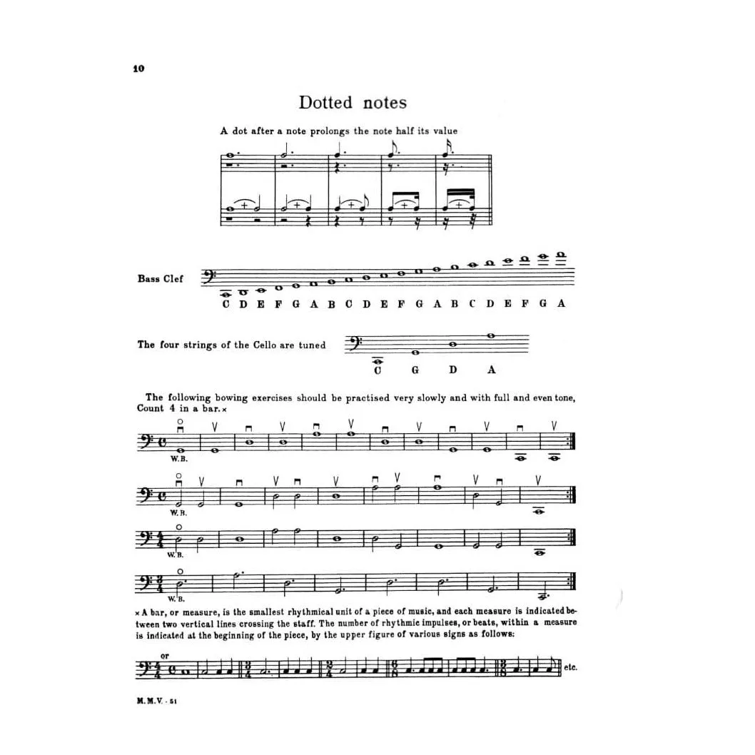 Deak Modern Method Volume 1 Cellonoten Cello Elkan-Vogel