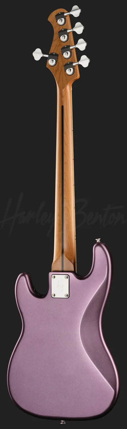 Harley Benton MV-5PJ E-Bass Burgundy Mist 5-saitig
