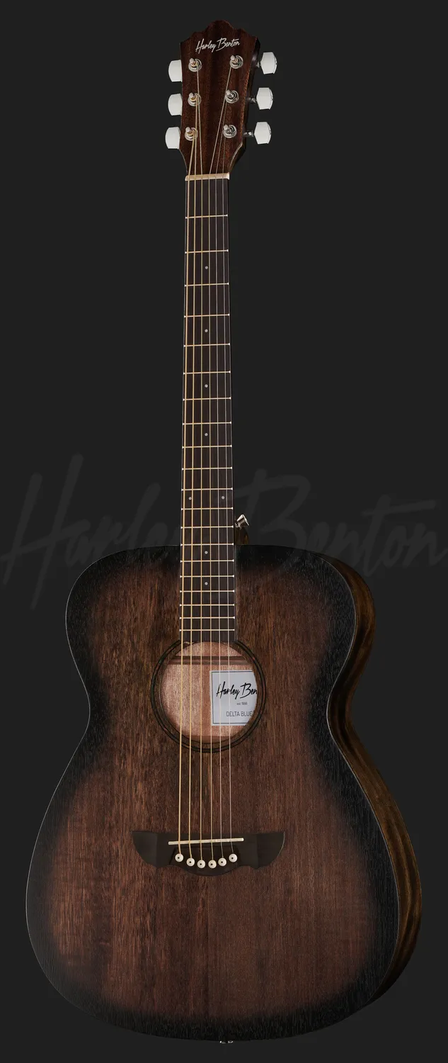 Harley Benton Delta Blues O Bluesgitarre Mahagoni