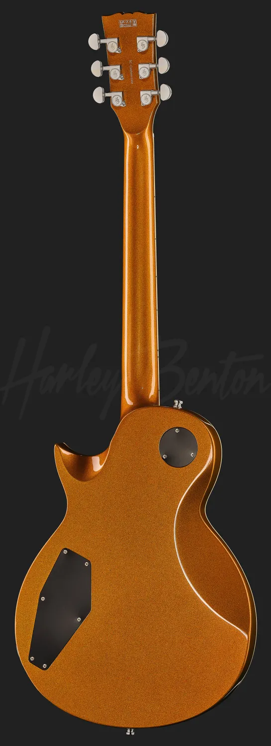 Harley Benton SC-Custom III E-Gitarre Gold Top Humbucker