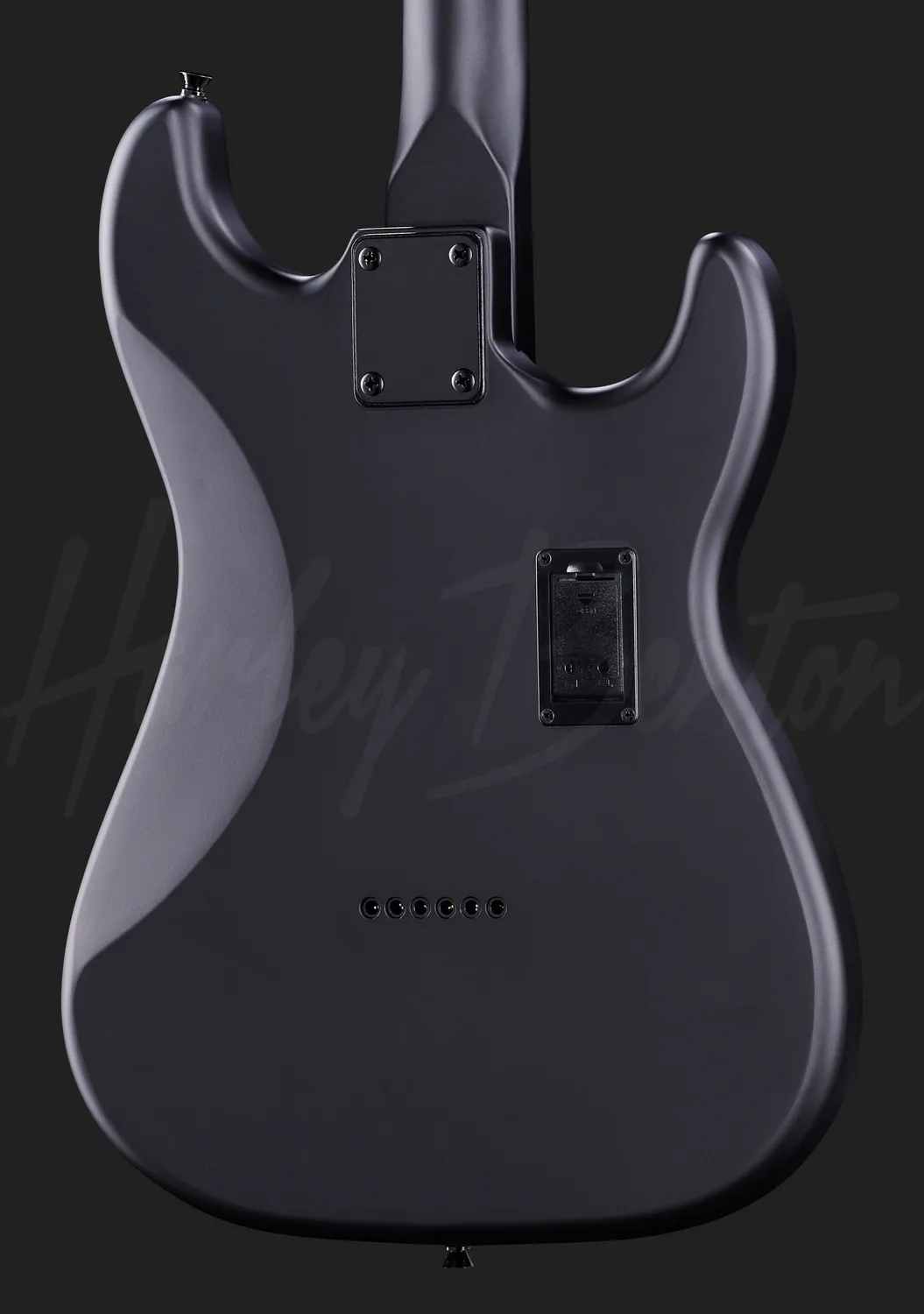 Harley Benton ST-20HH Active E-Gitarre Linkshänder Black