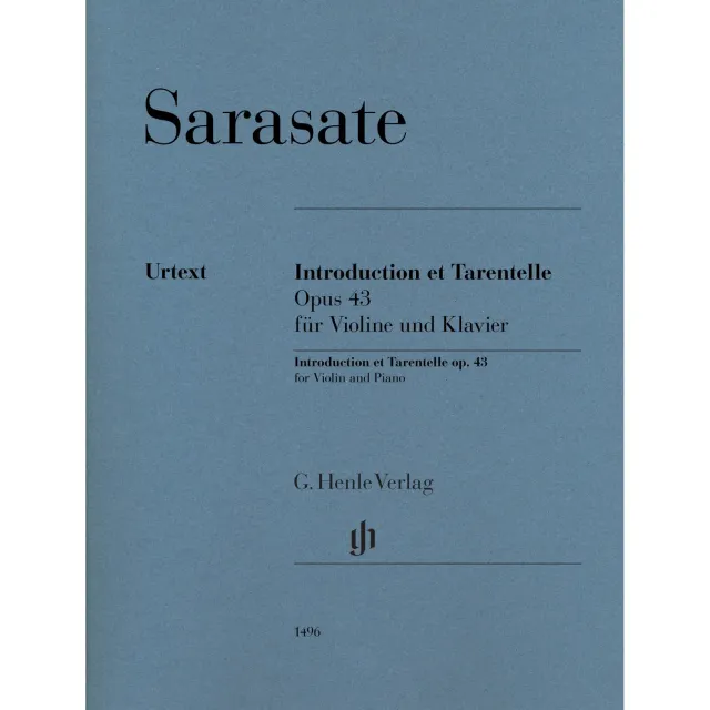 Henle Sarasate Introduction et Tarentelle op.43 Noten Violine Urtext