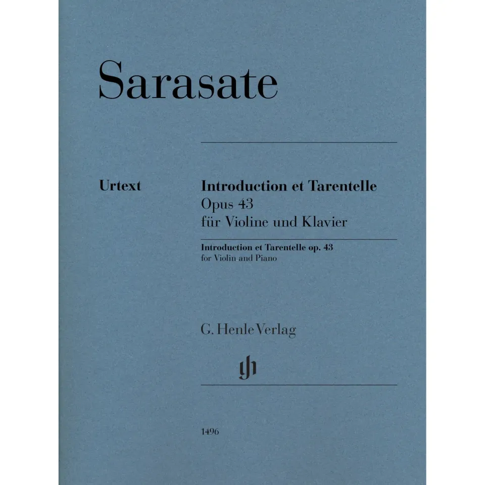 Henle Sarasate Introduction et Tarentelle op.43 Noten Violine Urtext