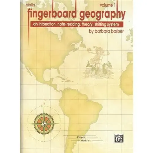 Shar Music Barber Fingerboard Geography Vol 1 Noten Violine Lagen