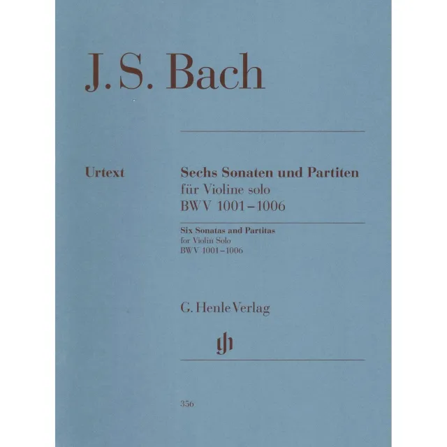 Henle Bach Sonaten Partiten BWV 1001-1006 Noten Violine Urtext