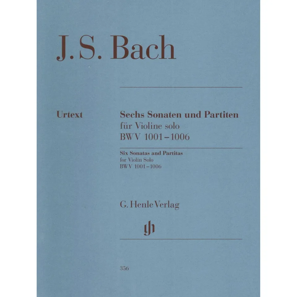 Henle Bach Sonaten Partiten BWV 1001-1006 Noten Violine Urtext