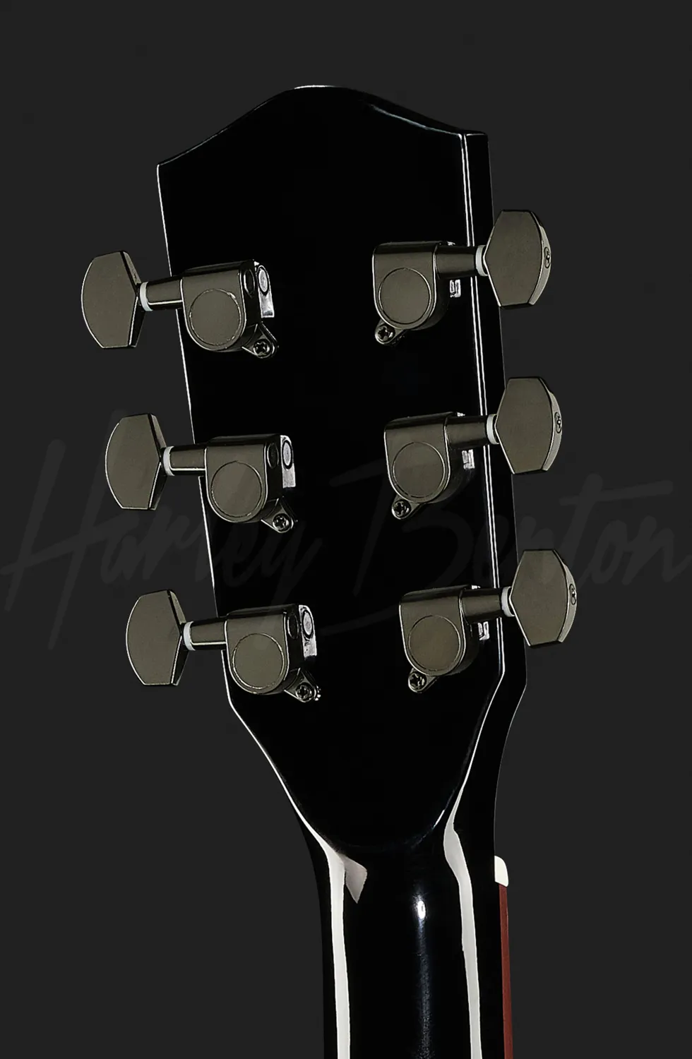 Harley Benton Custom Line EAX-500TL Westerngitarre Schwarz Tonabnehmer
