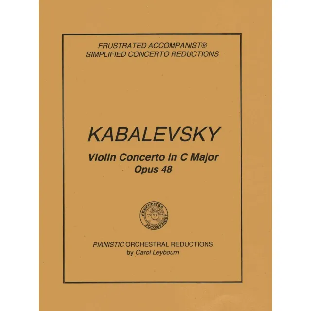 Shar Music Kabalevsky Op 48 Klavierbegleitung Violine C-Dur Leybourn