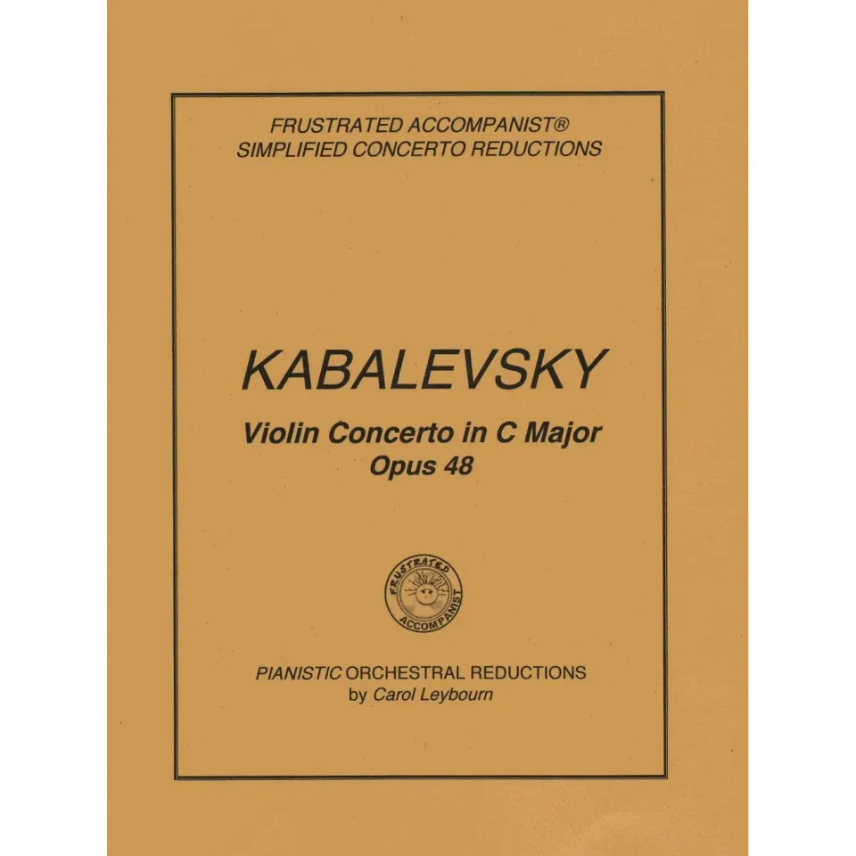 Shar Music Kabalevsky Op 48 Klavierbegleitung Violine C-Dur Leybourn