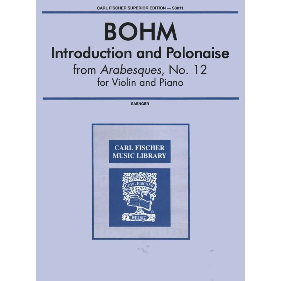 Shar Böhm Introduction Polonaise Noten Violine Klavier