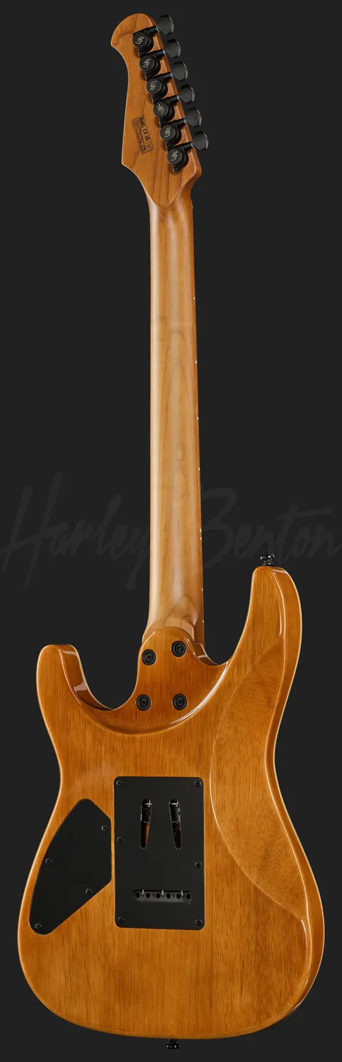 Harley Benton Progressive Fusion-IV HSS MN E-Gitarre Black Metallic