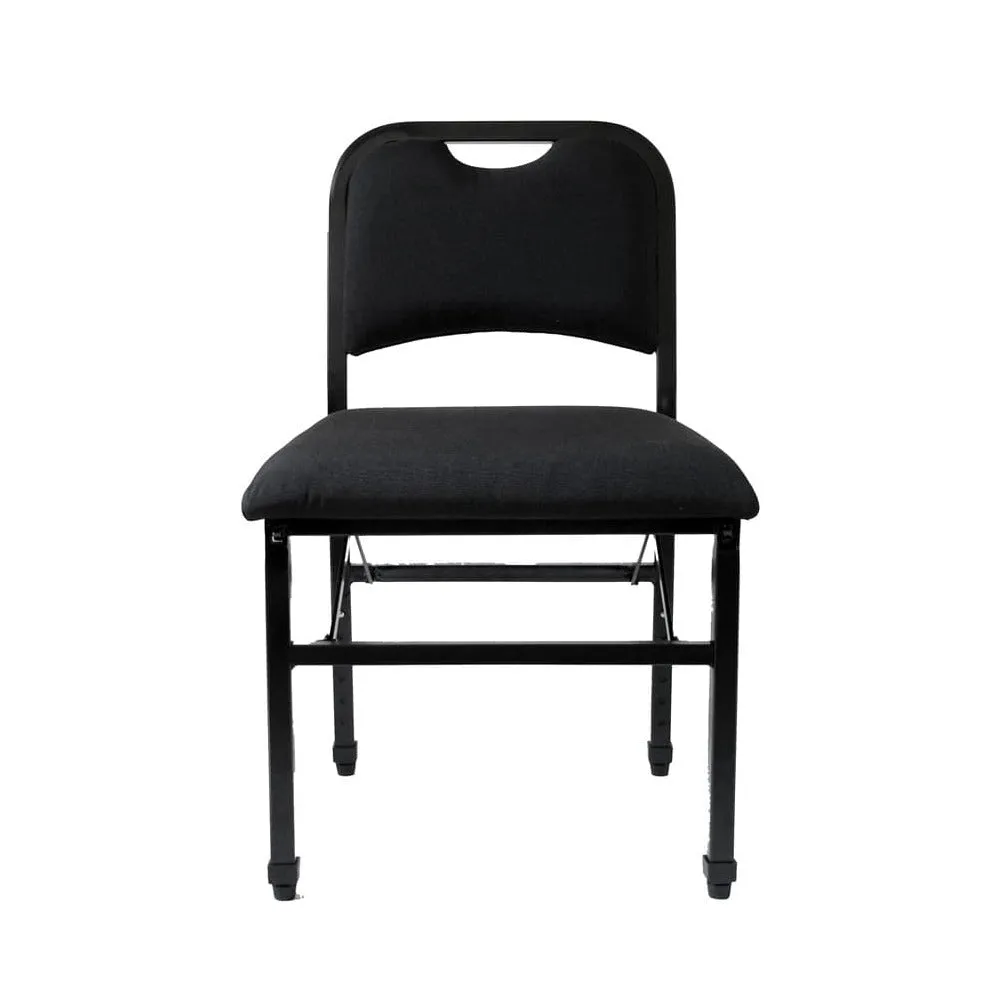 Adjustrite Standard Musikerstuhl klappbar Stahl schwarz