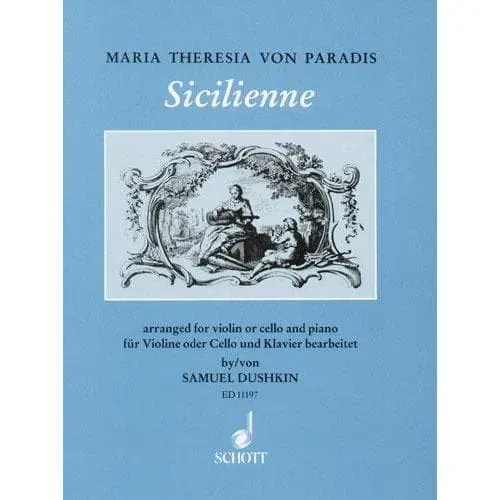Shar Paradies Sicilienne Noten Violine Cello Klavier