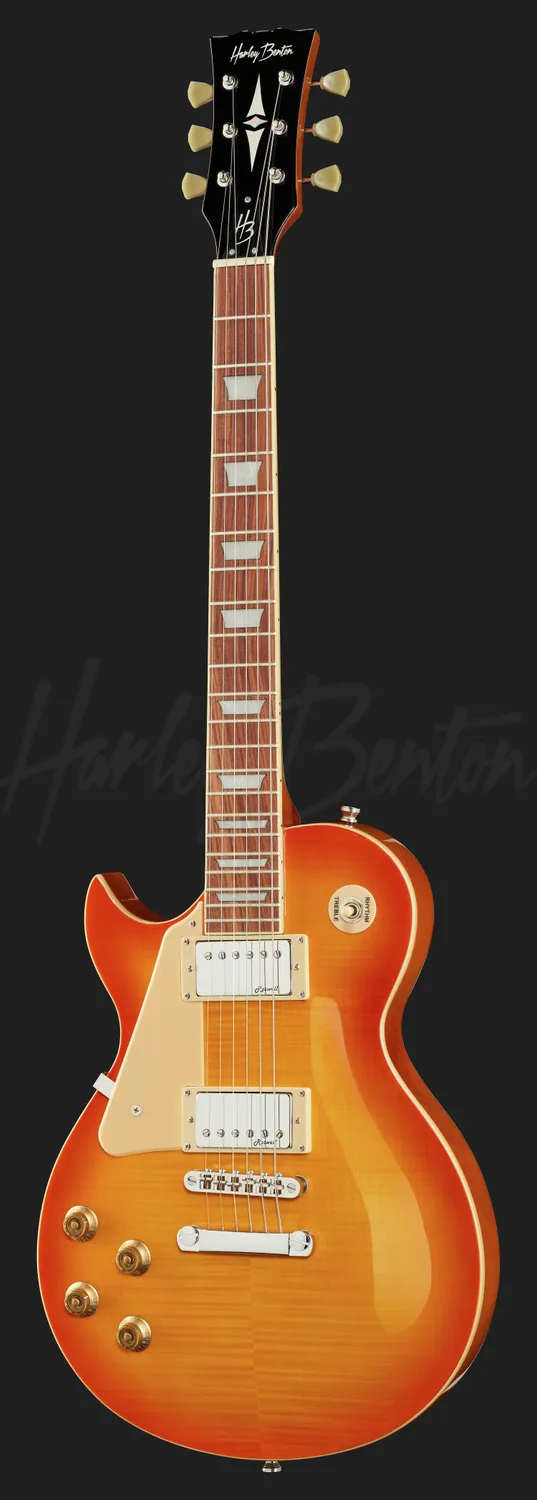 Harley Benton SC-450Plus LH E-Gitarre Honey Burst Linkshänder