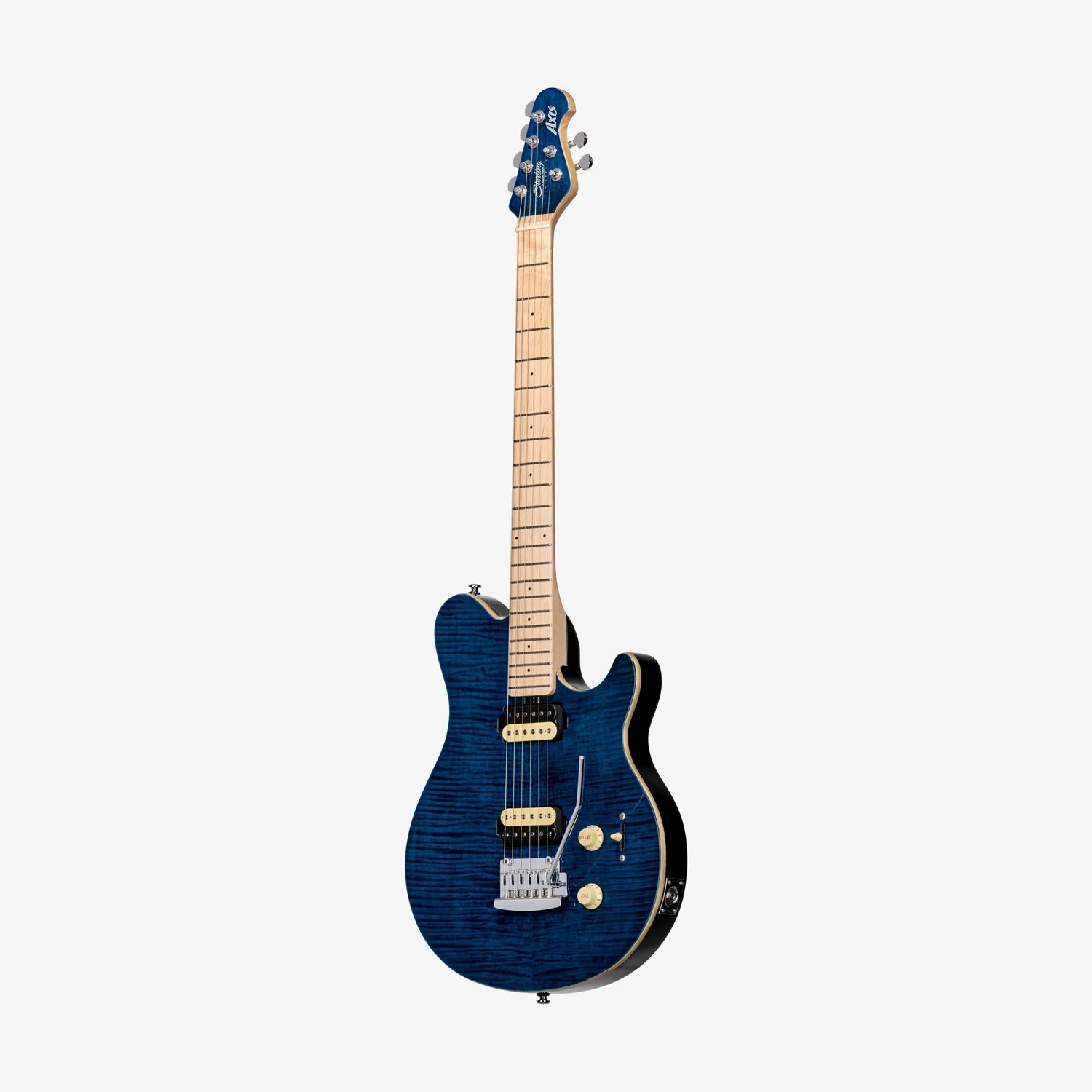 Sterling SUB Axis E-Gitarre Neptune Blue Tremolo