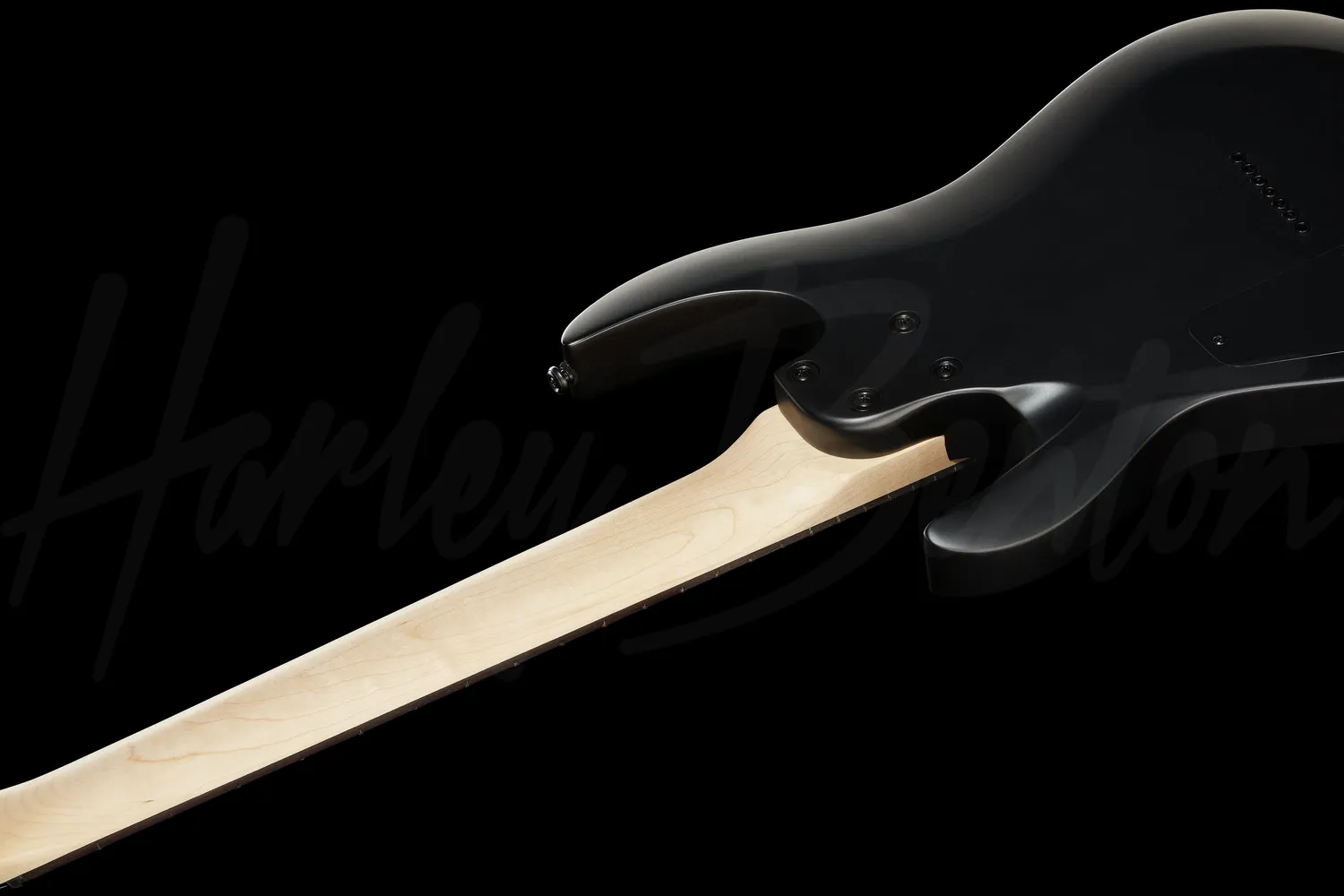 Harley Benton Rock R-457 Active E-Gitarre Schwarz HBZ-Pickups
