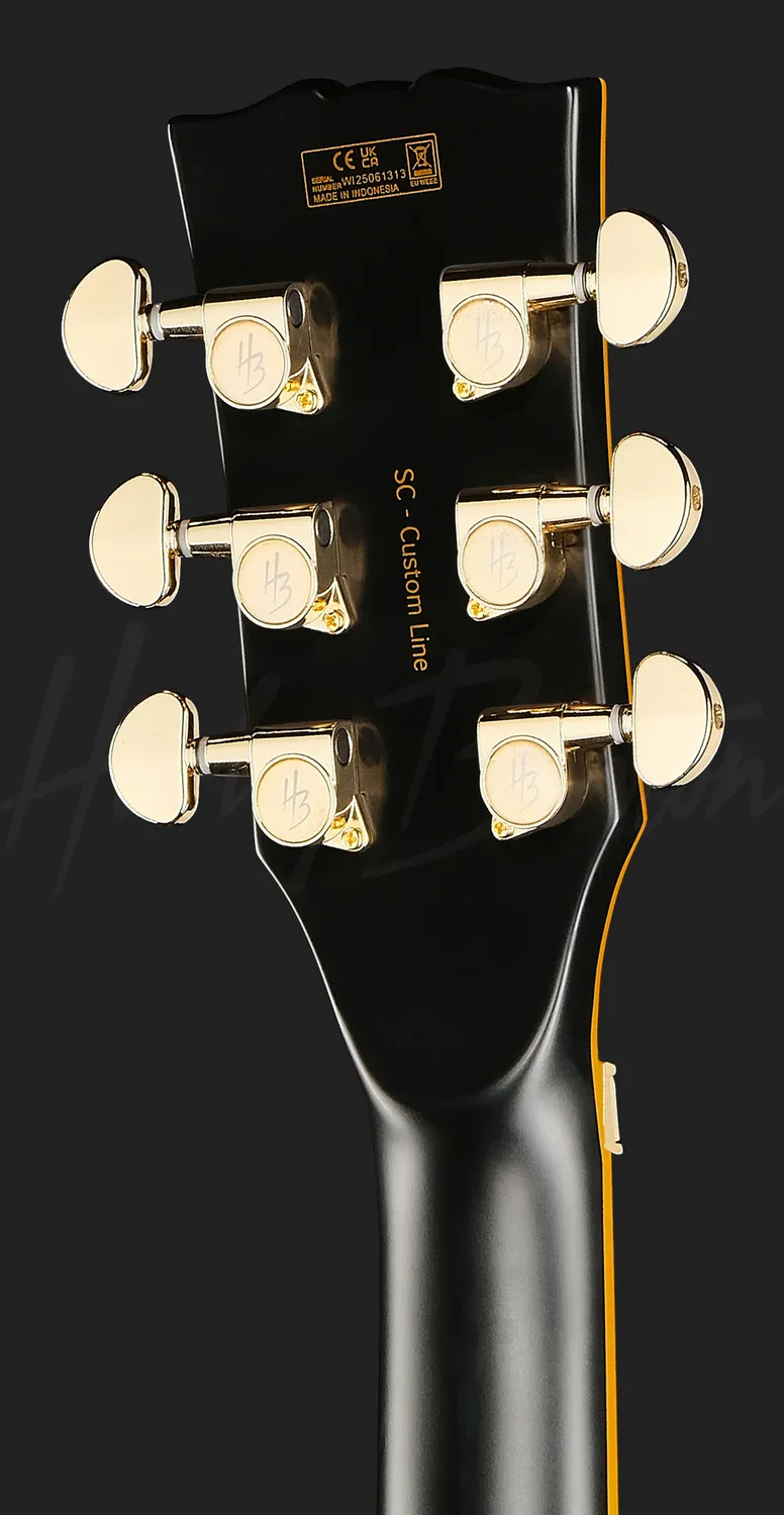 Harley Benton SC-Custom III FR E-Gitarre Vintage Black Floyd Rose