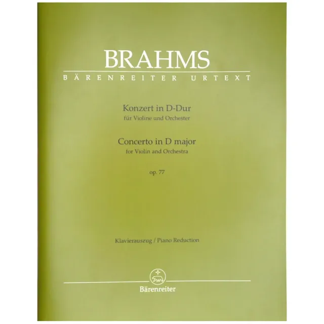 Bärenreiter Brahms Violinkonzert D-Dur Noten Partitur Urtext