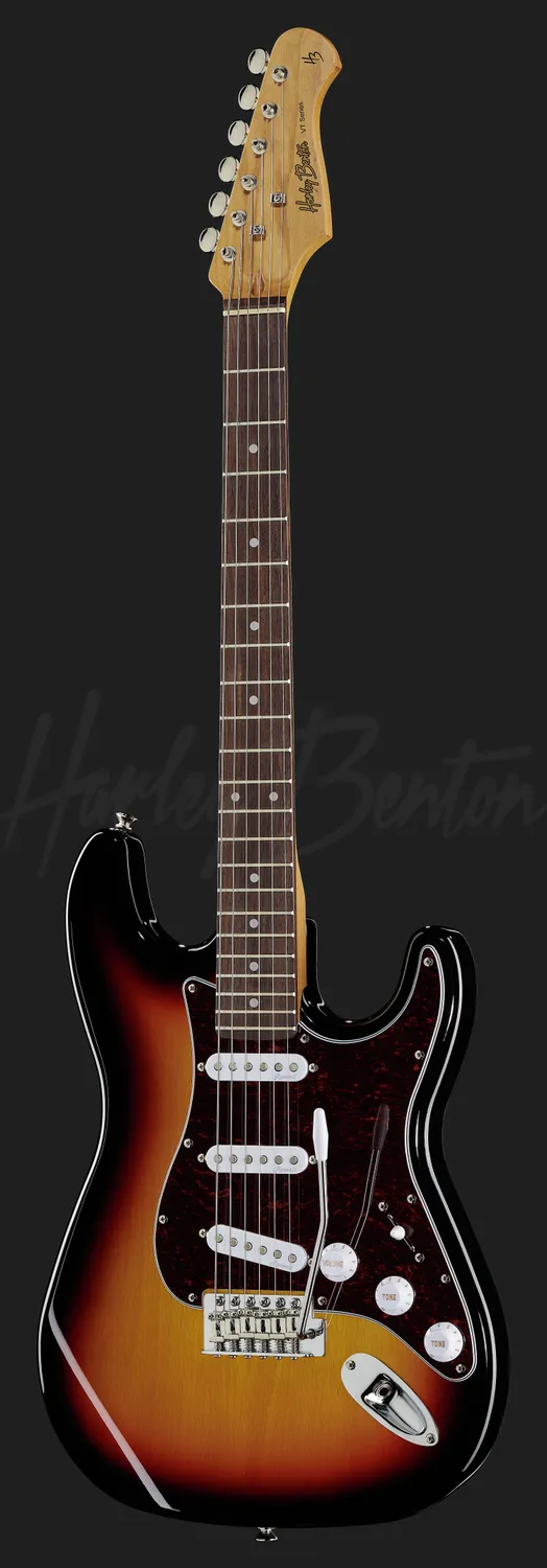Harley Benton Classic Series ST-62 E-Gitarre Sunburst Vintage