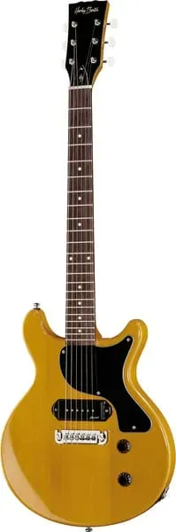 Harley Benton DC-Junior FAT E-Gitarre TV Yellow P90
