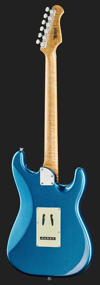 Harley Benton ST-Modern Plus HSS E-Gitarre Links Blau