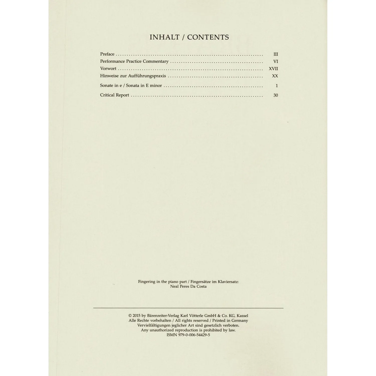 Brahms Sonate e-moll Op 38 Noten Cello Klavier Bärenreiter