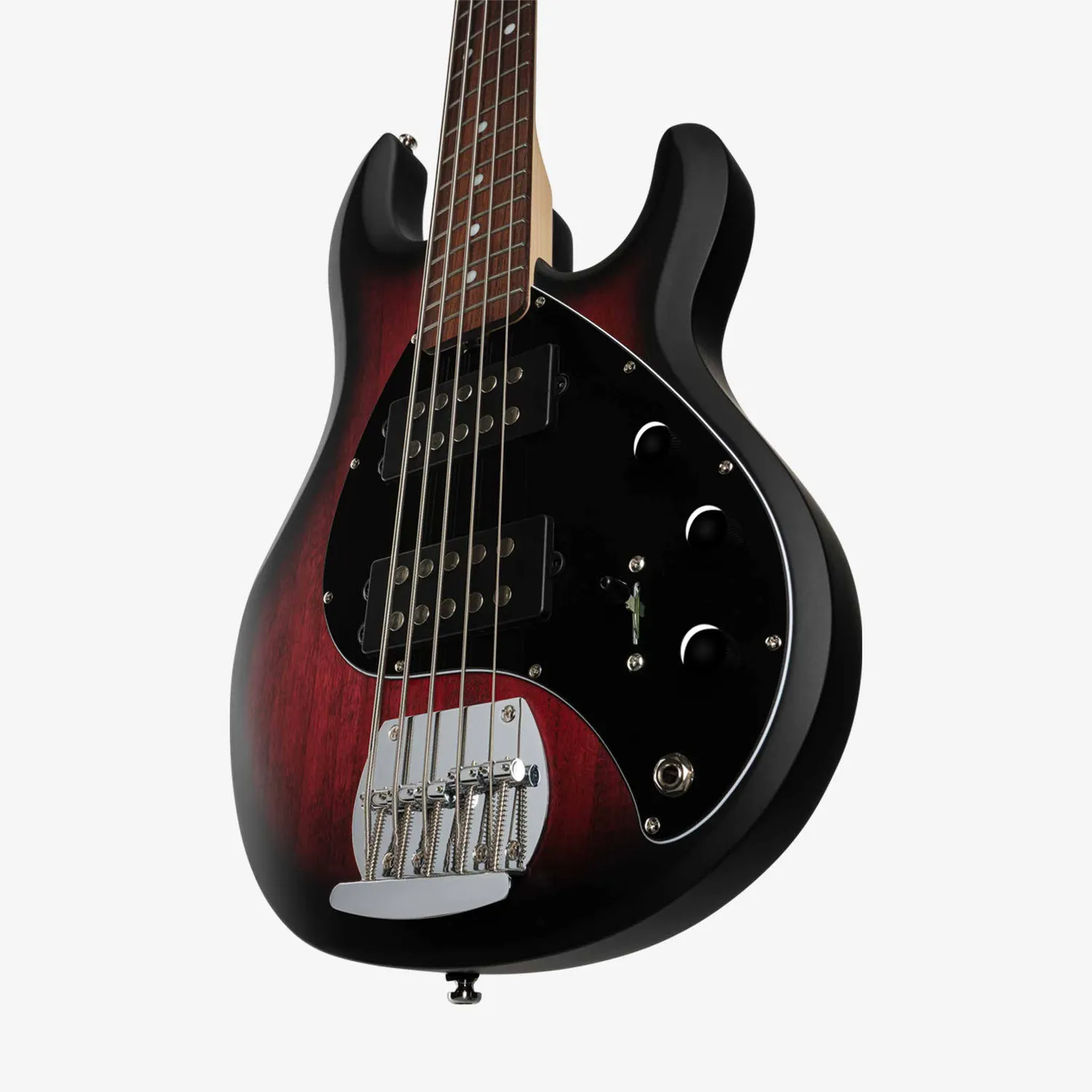 Sterling SUB StingRay 5 HH E-Bass 5-Saiter Ruby Burst