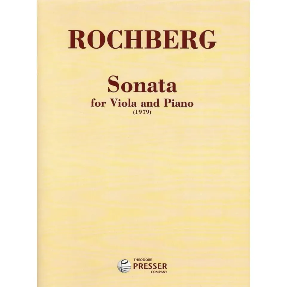 Presser Rochberg Sonata 1979 Bratschennoten Viola Klavier