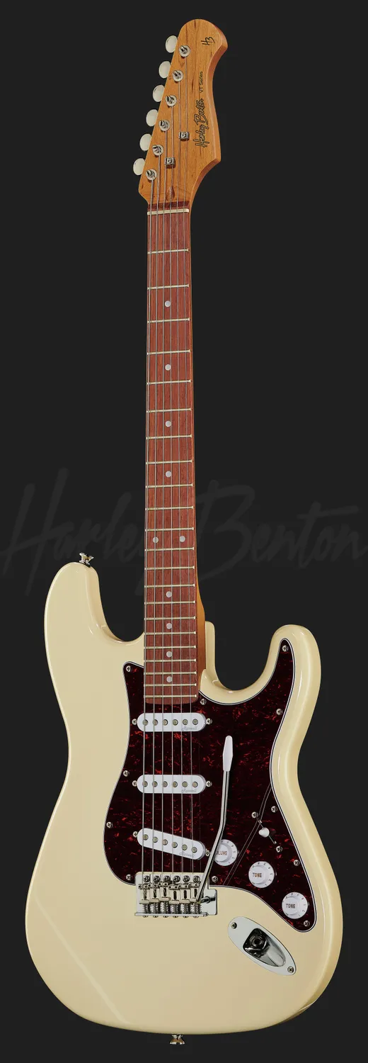 Harley Benton Classic Series ST-62 VW E-Gitarre weiß