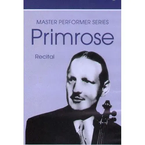 William Primrose Concert Selections Bratschen-DVD 21 Min.