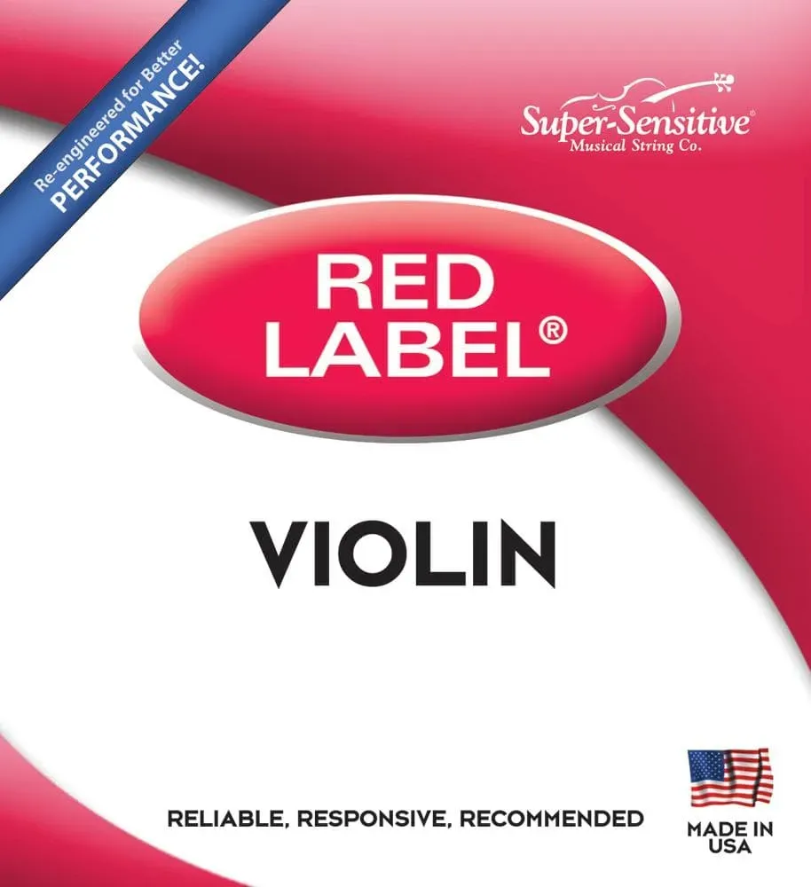 Red Label Violin E-Saite Stahl Kugel