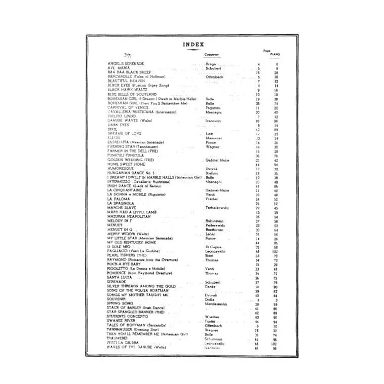 Alfred 52 Masterpieces Violinnoten Klavier Sammelband Klassik