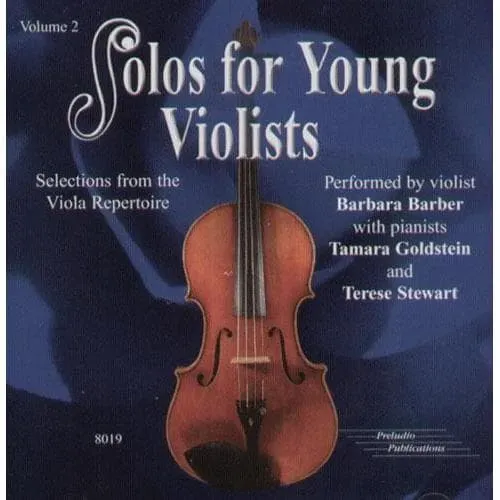 Barbara Barber Solos for Young Violists Volume 2 CD für Viola