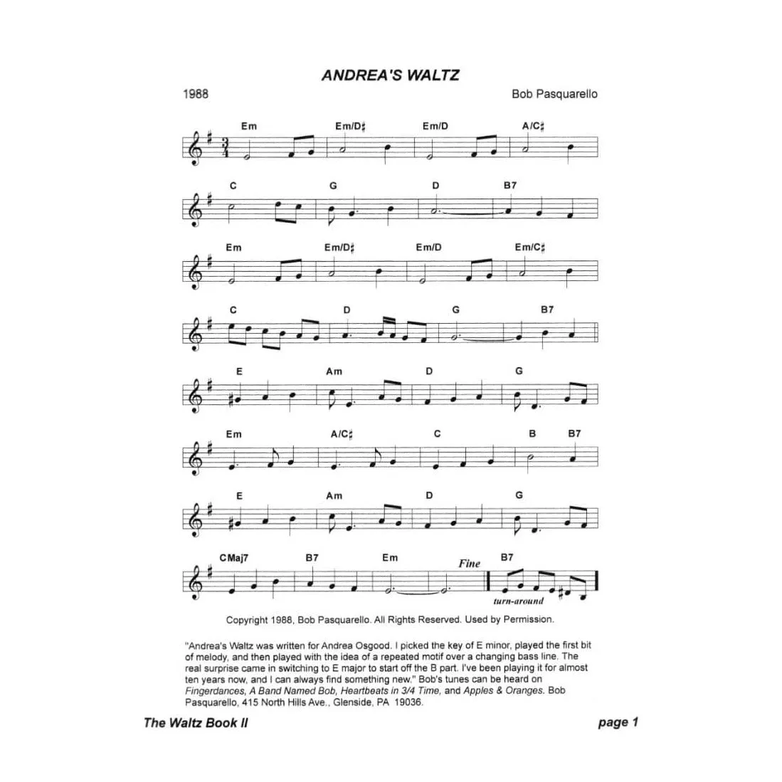 Shar Waltz Book Volume 2 Noten für Violine Walzer