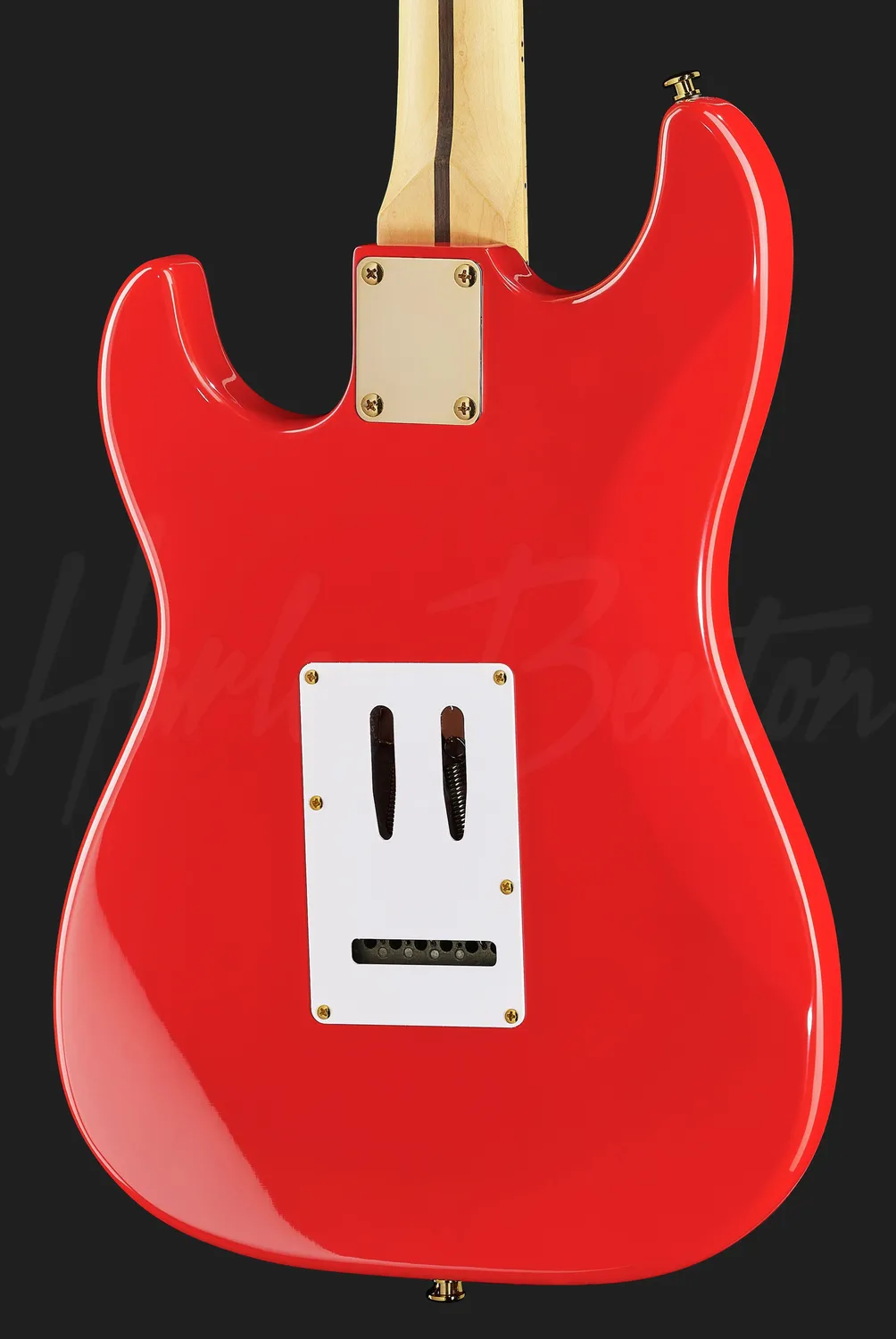 Harley Benton ST-59HM E-Gitarre Fiesta Red Vintage