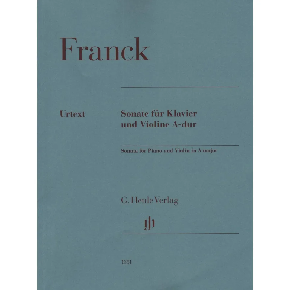 Franck Sonate A-Dur Violine Noten Henle Urtext