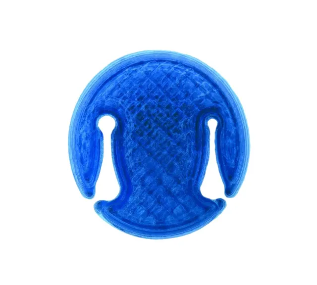 3D Sound 2 Hole Cellodämpfer Blau Gummi