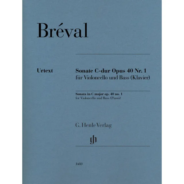 Henle Bréval Sonate C-Dur Op.40/1 Noten Cello